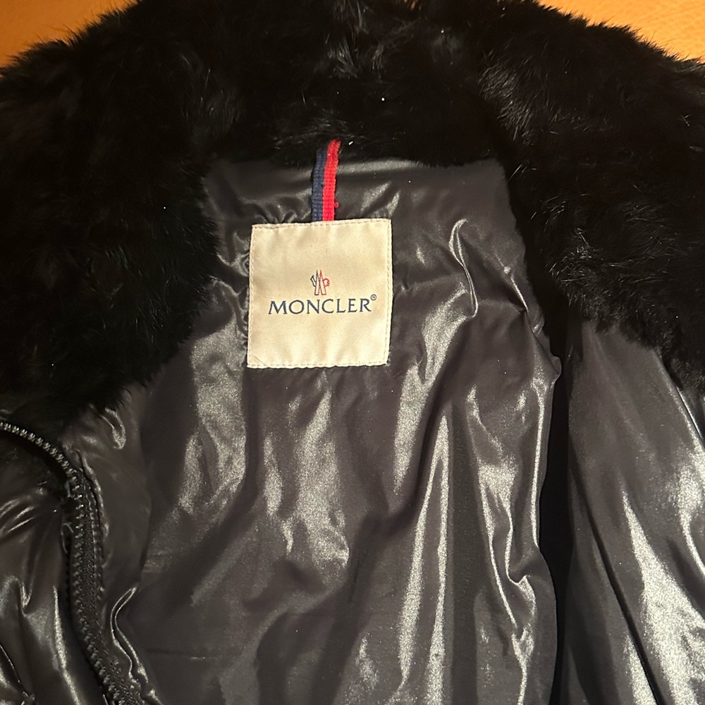 Moncler Women's Shiny Black Puffer Jacket